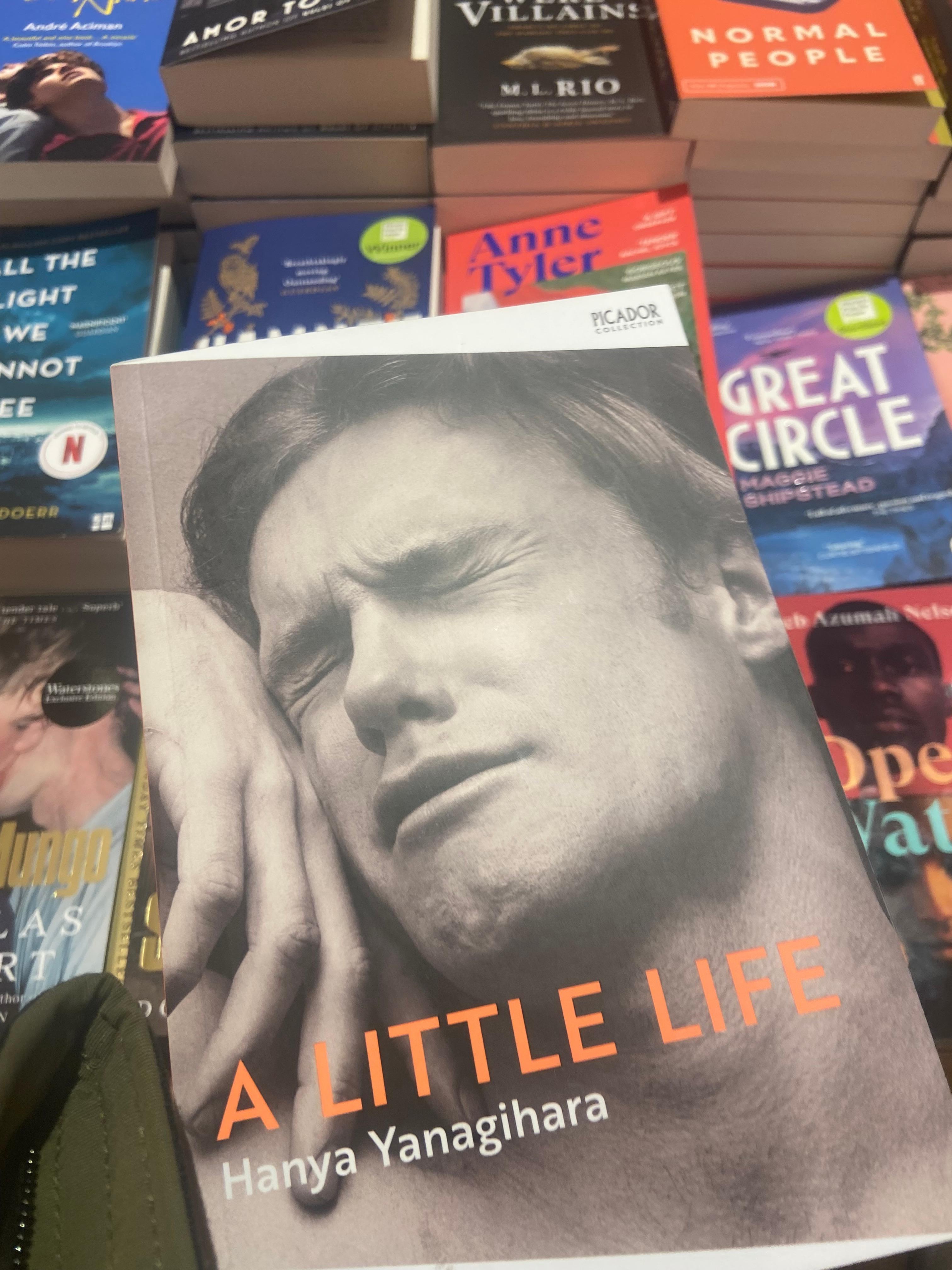 photo of a table of books